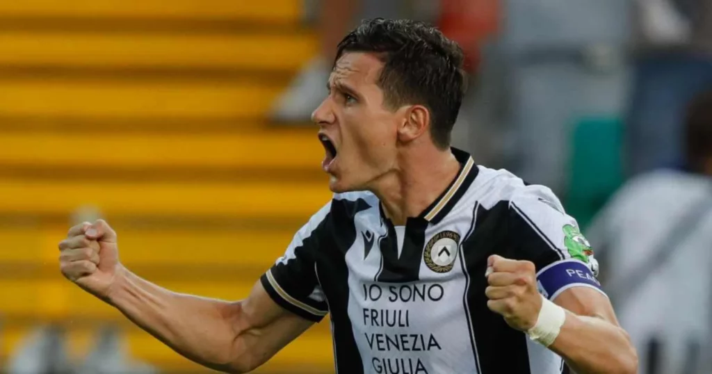 Udinese winger Florian Thauvin.