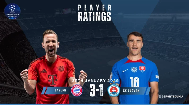 Bayern Munich vs Slovan Bratislava Player Ratings