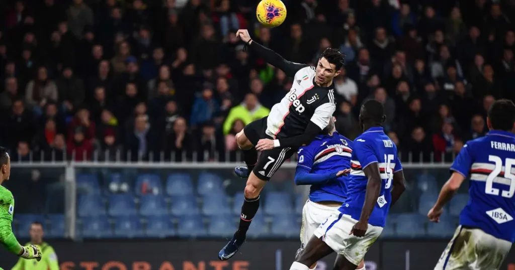 Ronaldo header vs Sampdoria