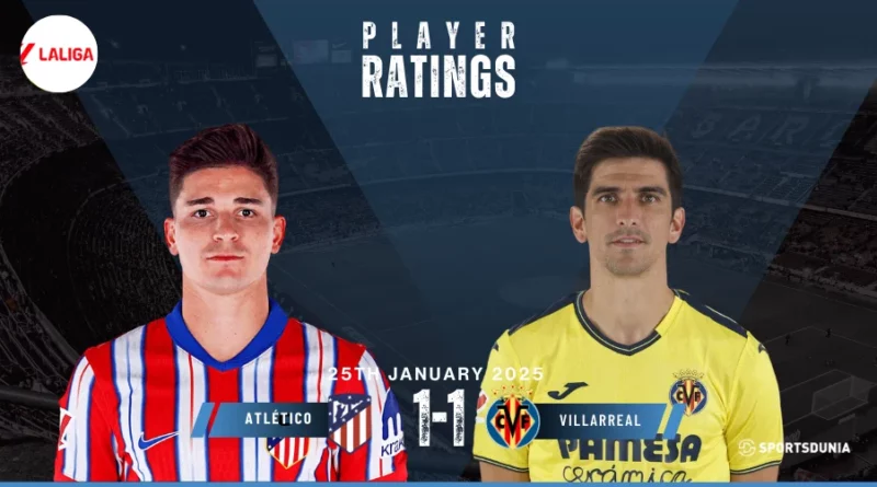 Atletico Madrid vs Villarreal Player Ratings
