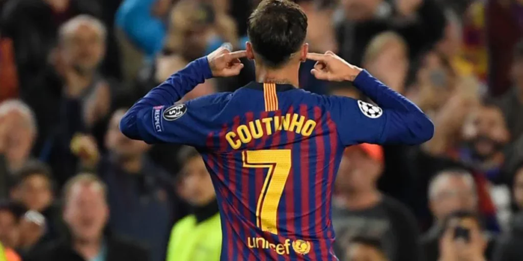 Phil Coutinho doing his celebration