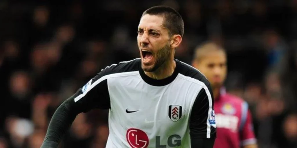 Clint Dempsey representing Fulham