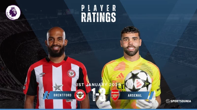 Brentford vs Arsenal Player Rating