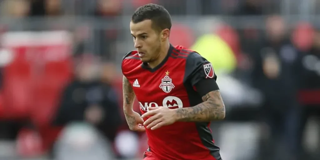 Sebastian Giovinco playing for Toronto FC