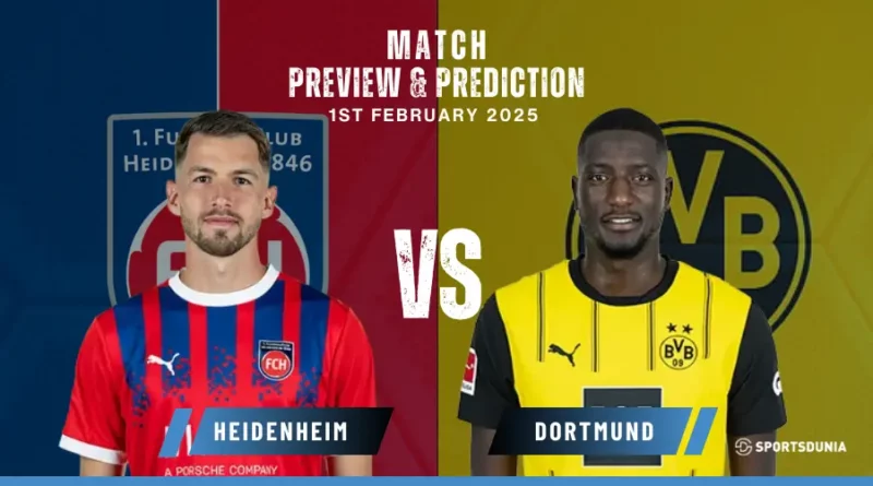 FC Heidenheim vs Borussia Dortmund