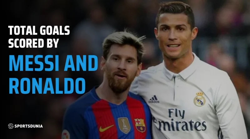 total goals scored by messi and ronaldo