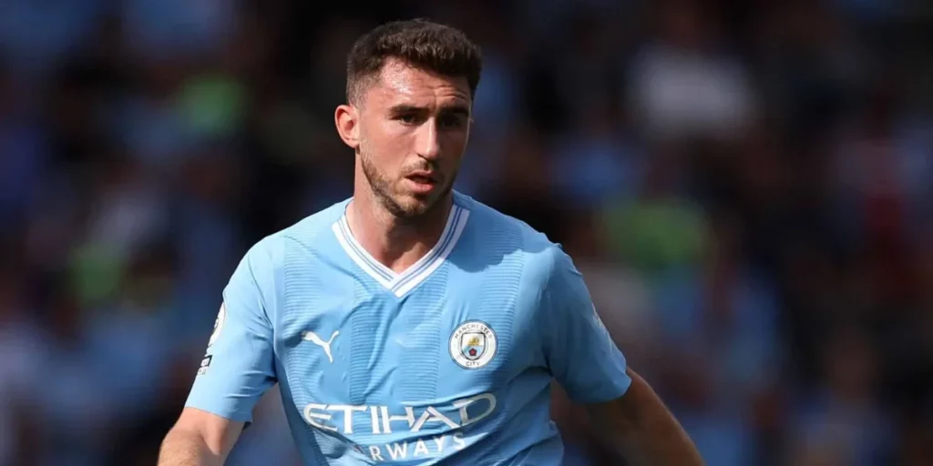 Laporte representing Manchester City