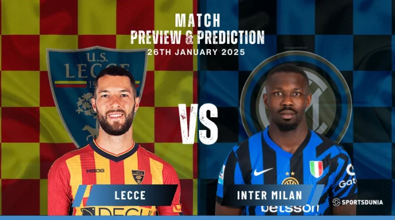 Lecce vs Inter Milan Prediction