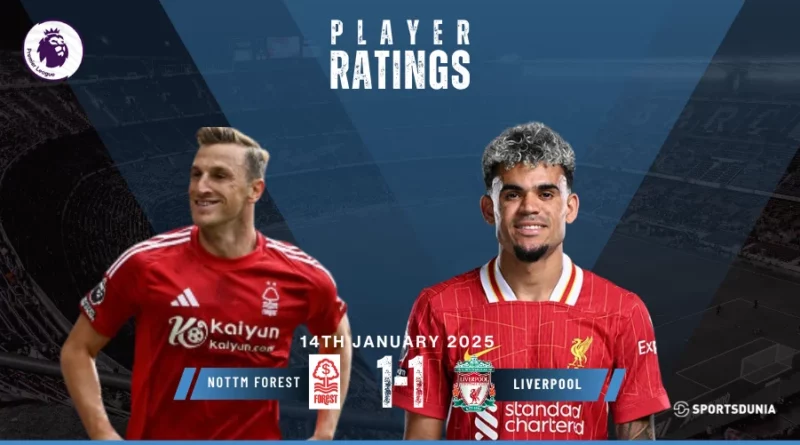 Nottingham Forest vs Liverpool Player Ratings