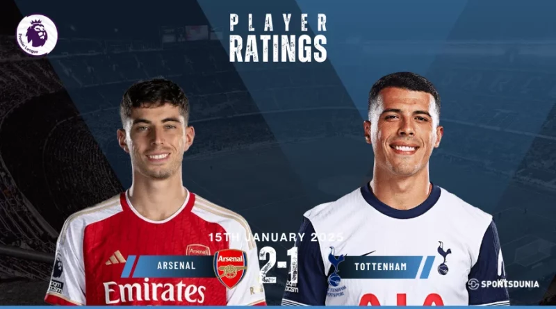 Arsenal vs Tottenham Hotspur Player Ratings