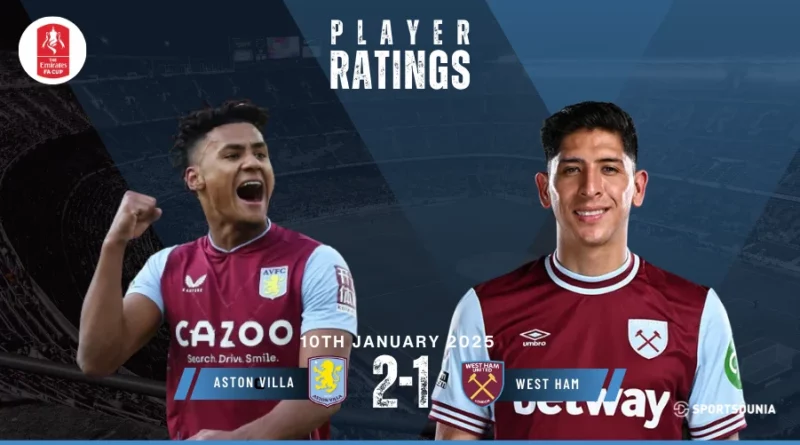 Aston Villa vs West Ham United player ratings