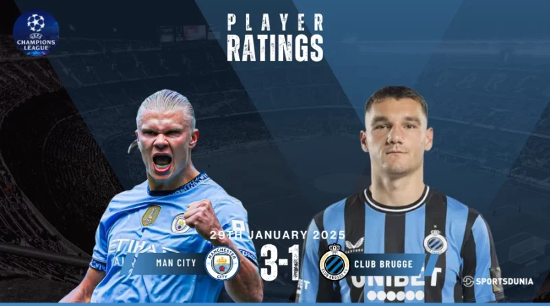 Manchester City vs Club Brugge Player Ratings