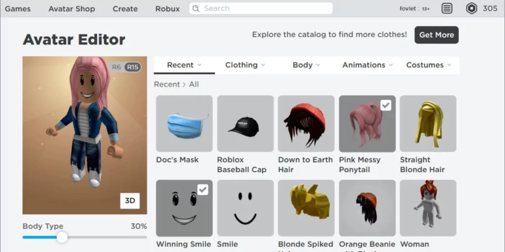 Roblox Avatar