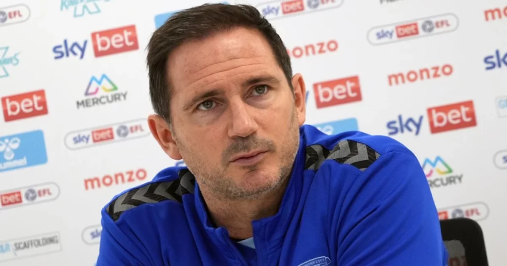 Coventry City Manager Frank Lampard