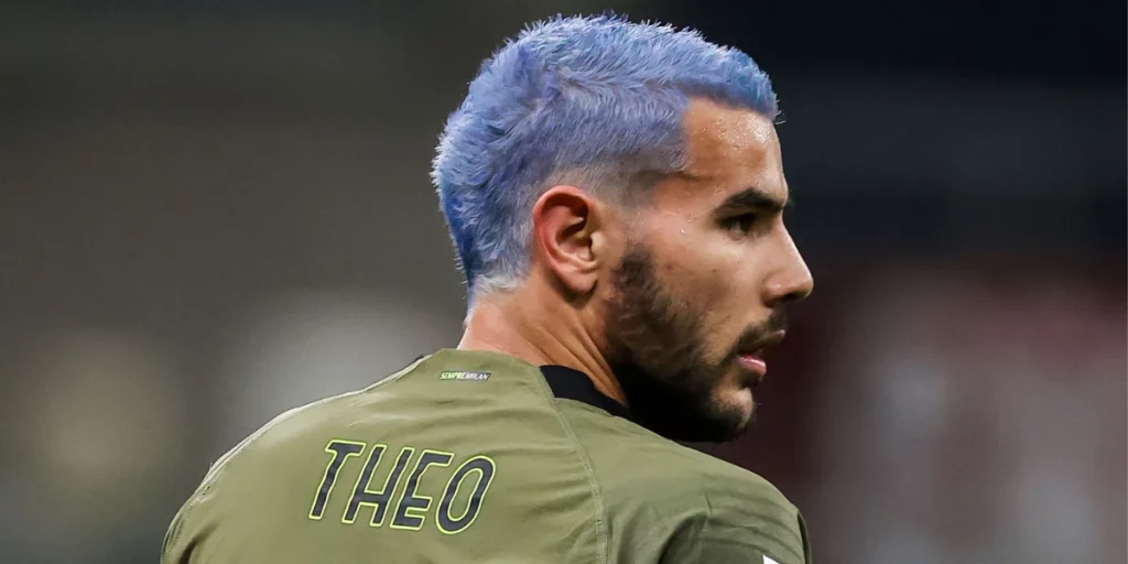 Theo Hernandez playing for AC Milan