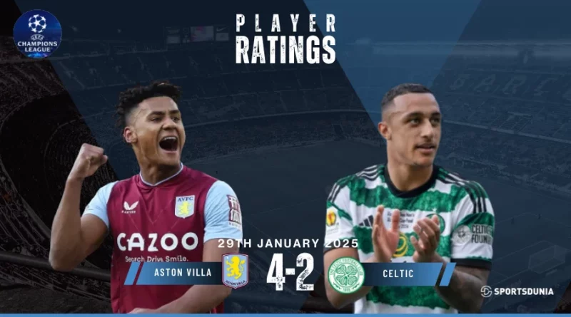 Aston Villa vs Celtic Player Ratings