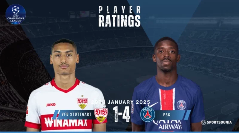 VfB Stuttgart vs PSG Player Ratings
