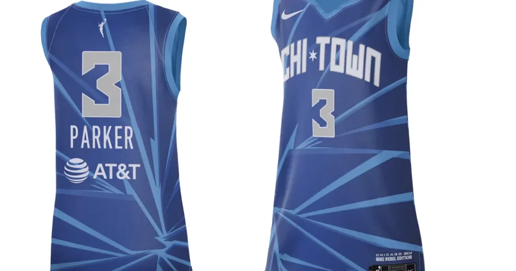 Candice Parker's Chicago Sky Jersey