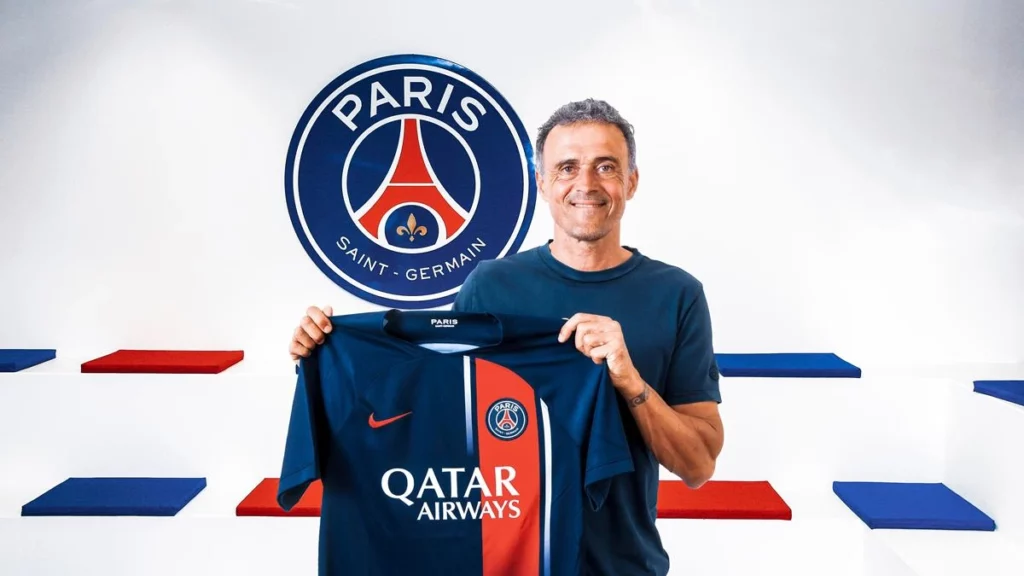 Luis Enrique is announced as Paris Saint-Germain Manager. 