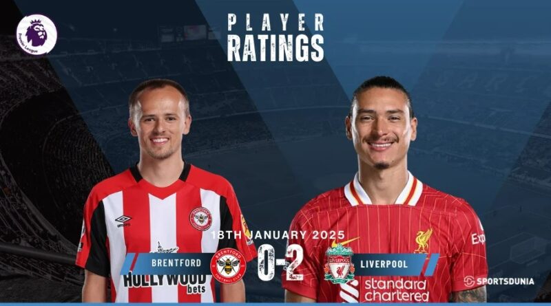 Brentford vs Liverpool Player Ratings