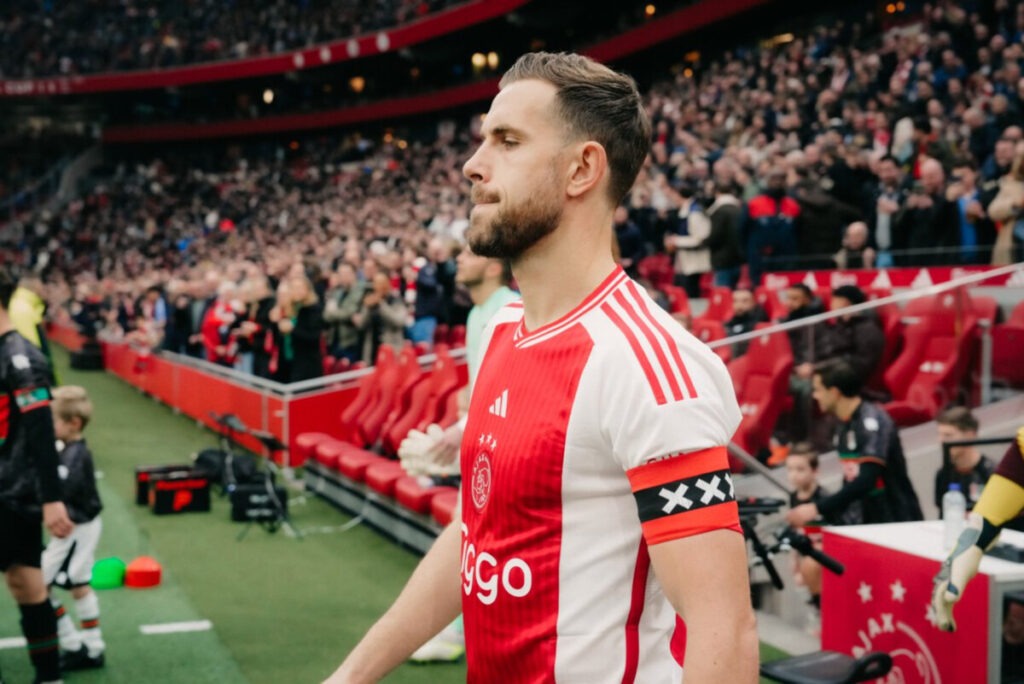 Ajax Captain and midfielder Jordan Henderson