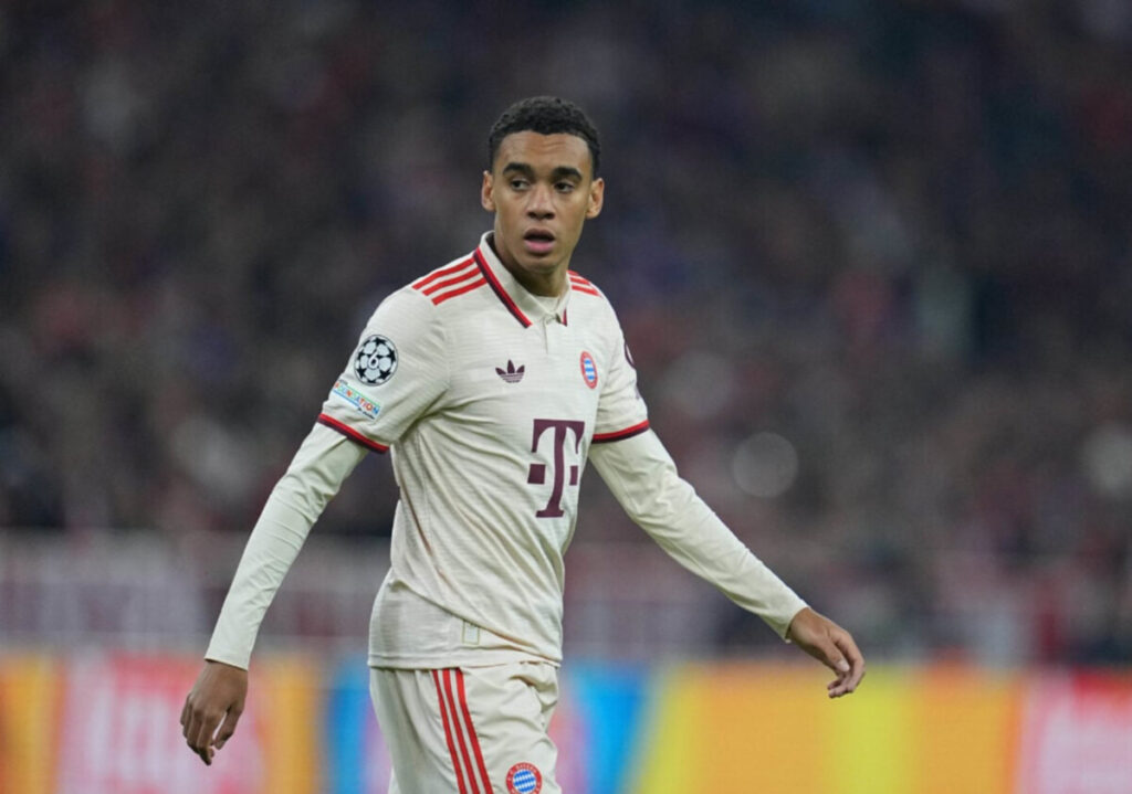 FC Bayern Munich attacking midfielder Jamal Musiala