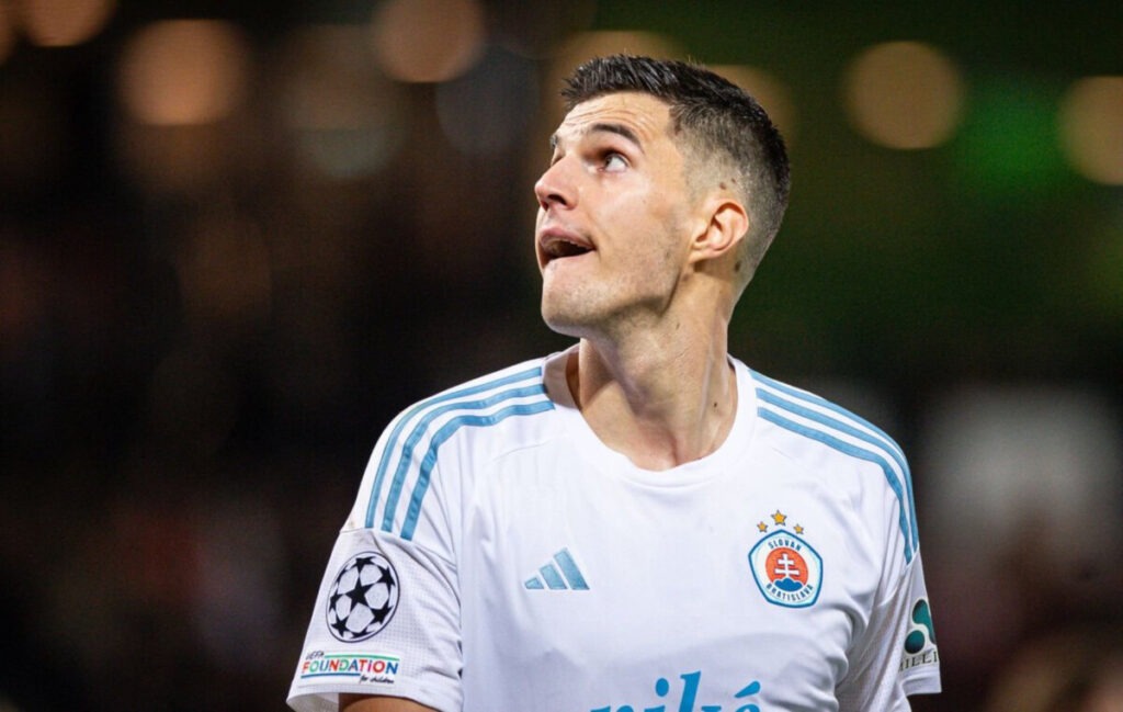 Slovan Bratislava attacking midfielder Marko Tolic