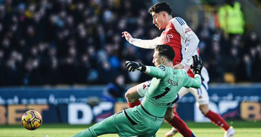 Jose Sa denies Kai Havertz