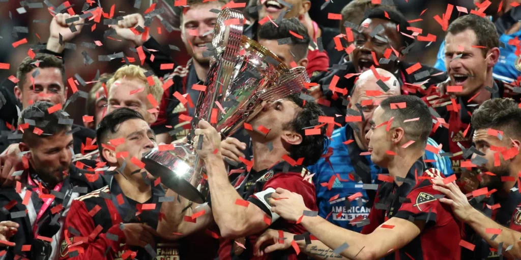 Atlanta United Celebrating