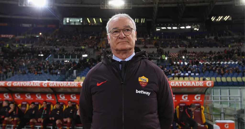 Roma manager Claudio Ranieri