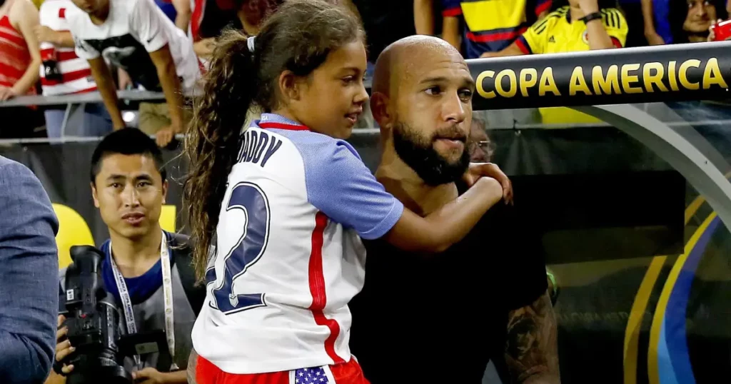Tim Howard daughter Alivia