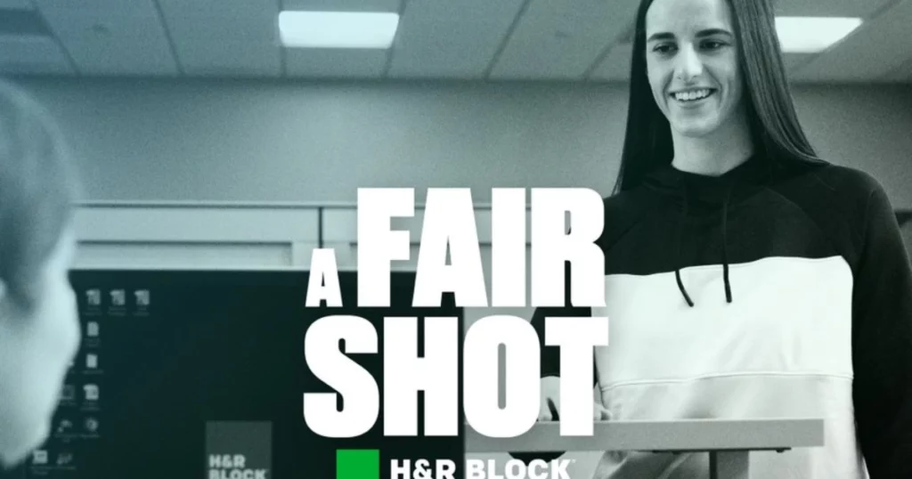 Caitlin Clark NIL Deal H&R Block