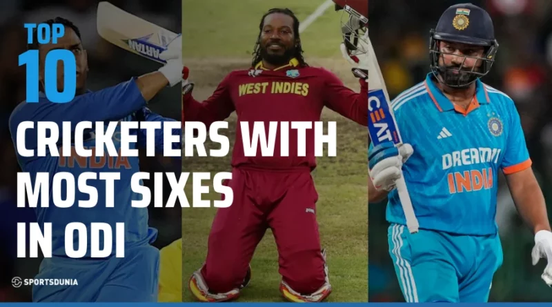 Most Sixes in ODI