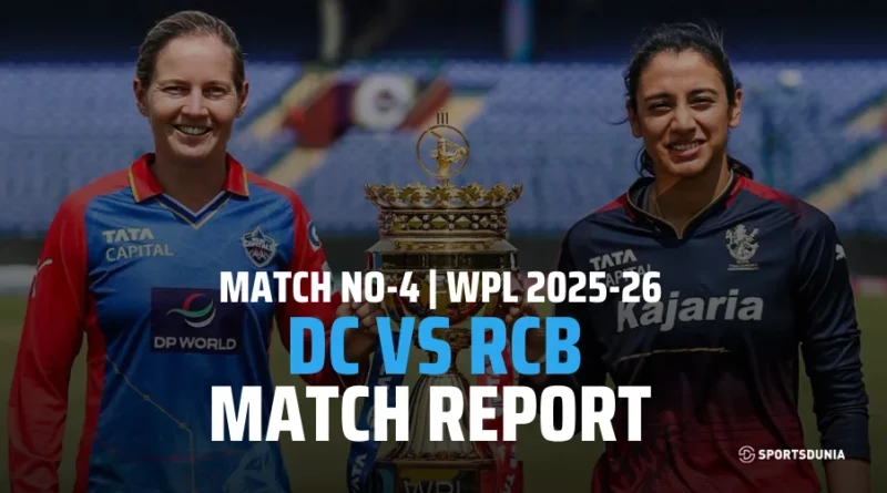 DC vs RCB Match Report