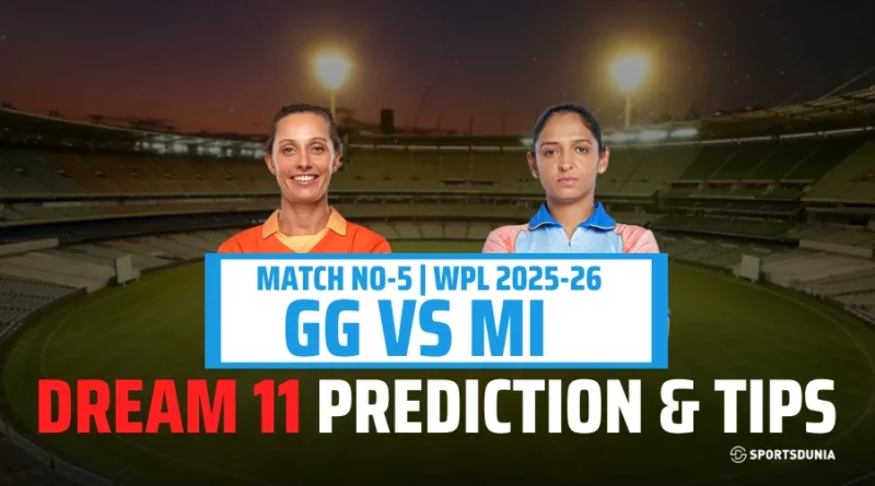 GUJ-W vs MI-W Dream11 Prediction