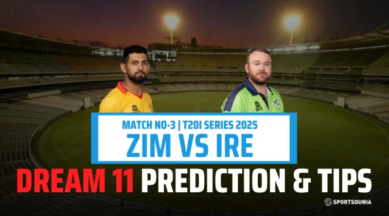 Zimbabwe vs Ireland Dream11 Prediction