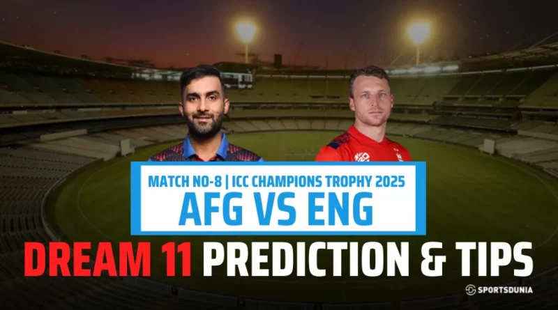 AFG vs ENG Dream11 Prediction