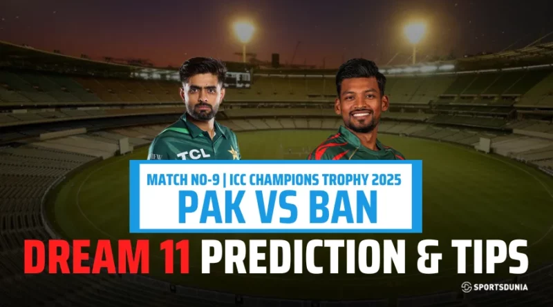 PAK vs BAN Dream11 Prediction