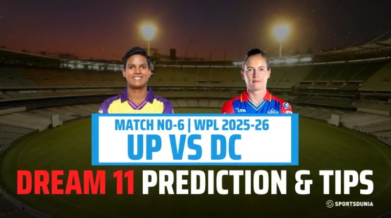 DC-W vs UP-W Dream11 Prediction
