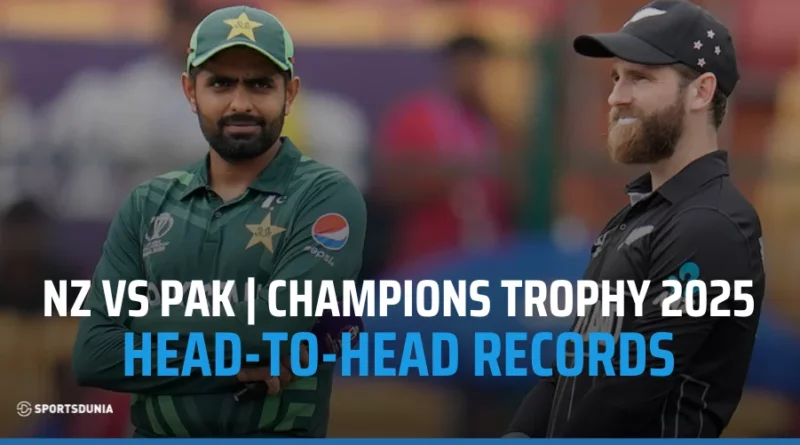 New Zealand vs Pakistan Head-to-Head Records
