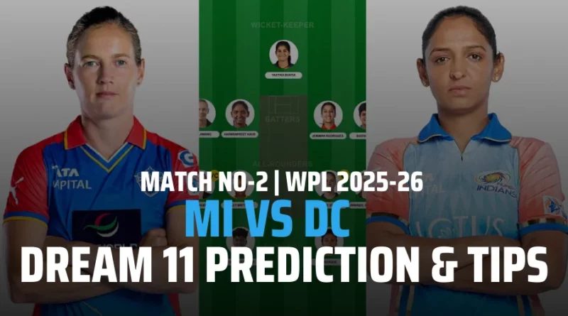 MI-W vs DC-W Dream11 Prediction