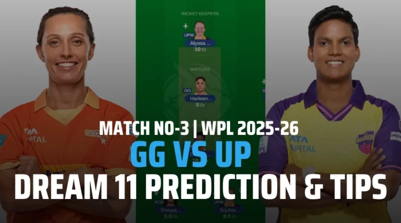 GG-W vs UP-W Dream11 Prediction