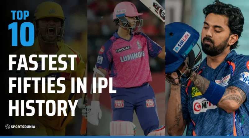 fastest fifties in IPL history