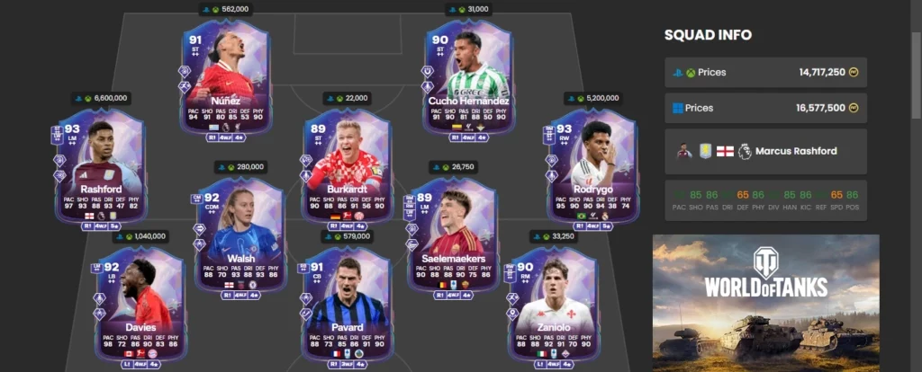 EA FC 25 Fantasy FC Team 2