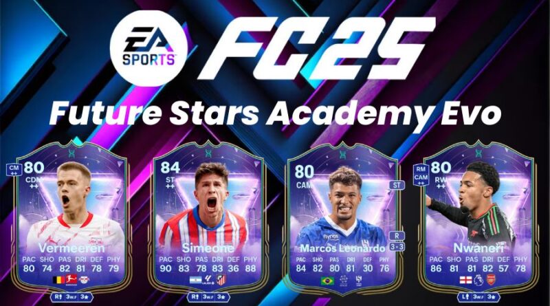 EA FC 25 Future Stars Academy Evo Players