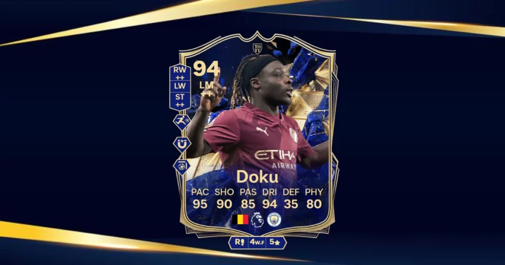 Jeremy Doku in EA FC 25