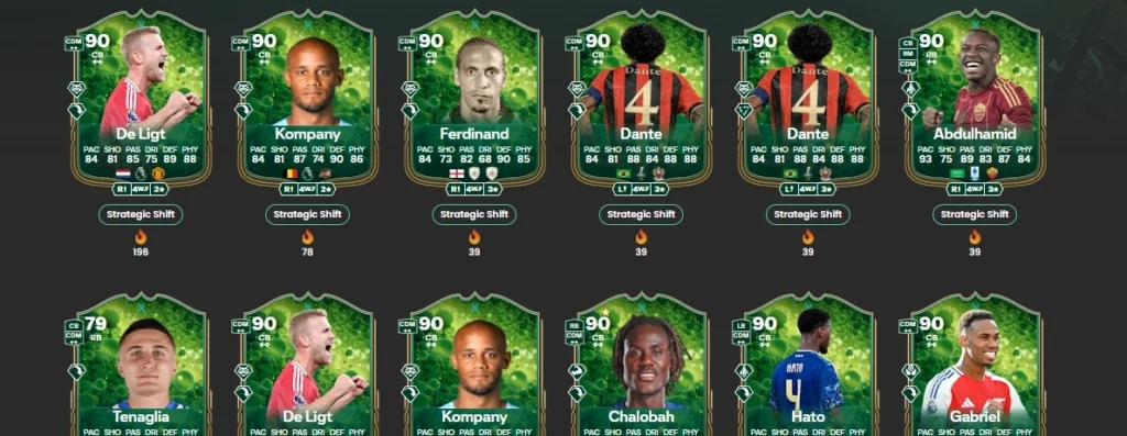 Players that will be a part of EA FC 25 Strategic Shift Evolution