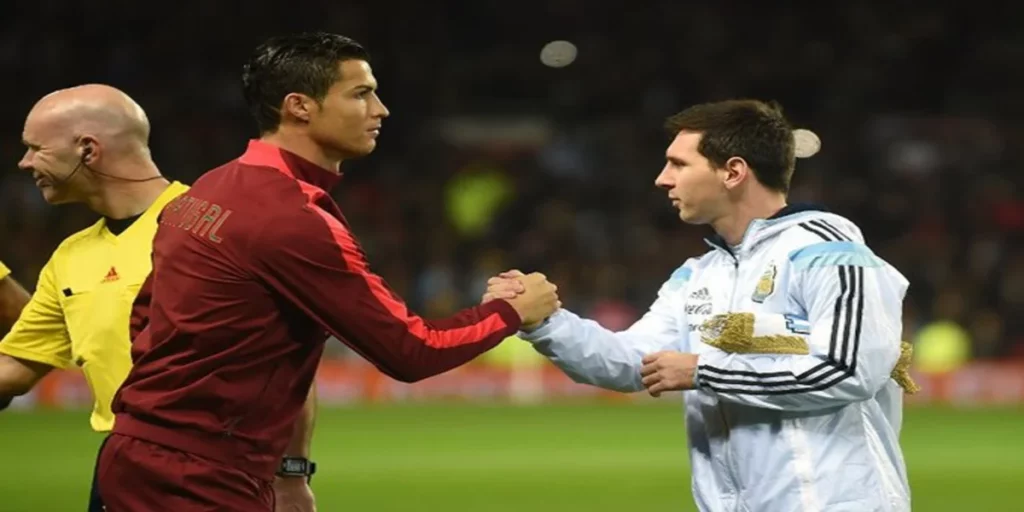 Cristiano Ronaldo and Lionel Messi have numerous Ballon d'Ors over the years (Image Credits- X- @Futbool_Fotos)