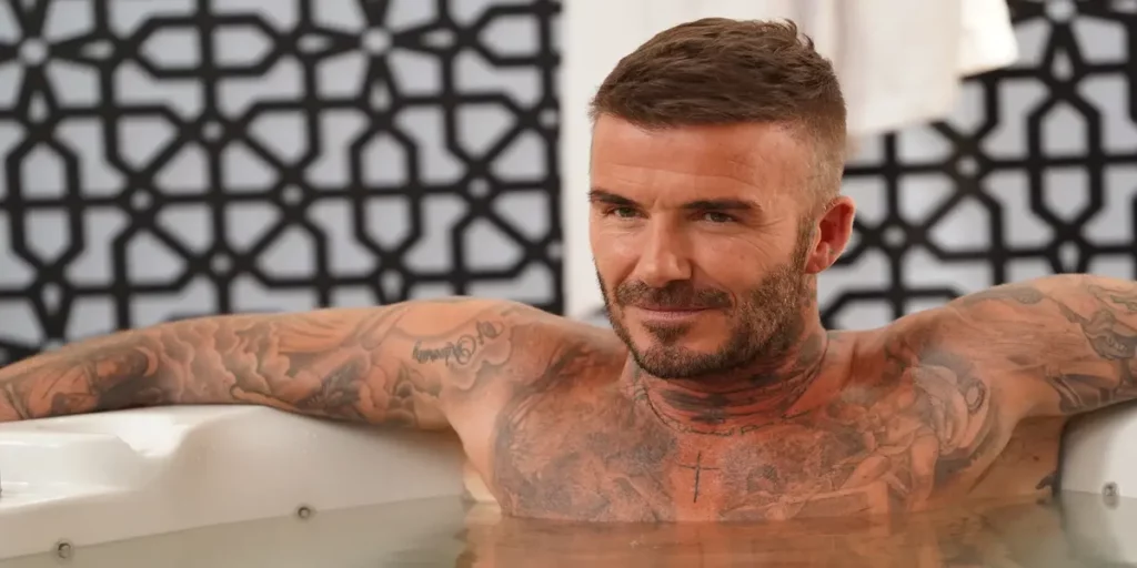 David Beckham's Chest Tattoos (Image Credits- X - @Dtopbeautyworld)
