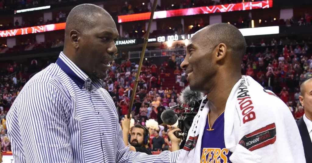 Hakeem Olajuwon and Kobe Bryant